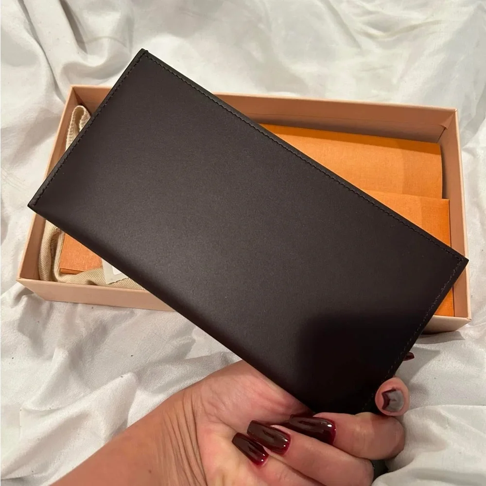 Louis Vuitton Dark Brown Patent Leather Clutch - Picture 7 of 10